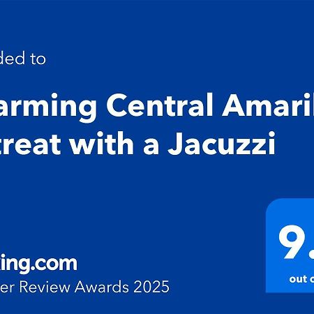 Charming Central Amarillo Retreat With A Jacuzzi 外观 照片