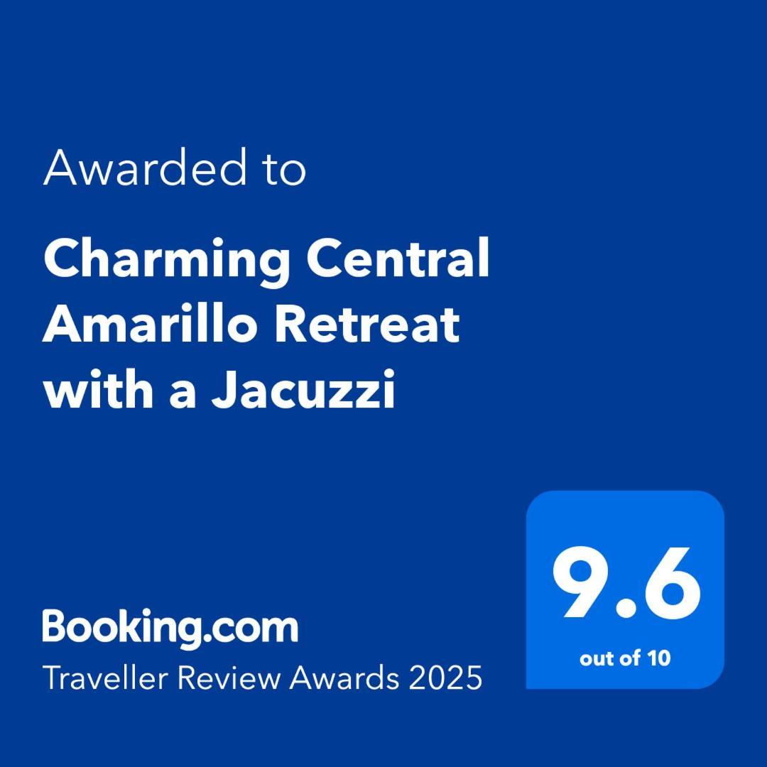 Charming Central Amarillo Retreat With A Jacuzzi 外观 照片